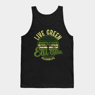 Live Green Eat Clean Tank Top